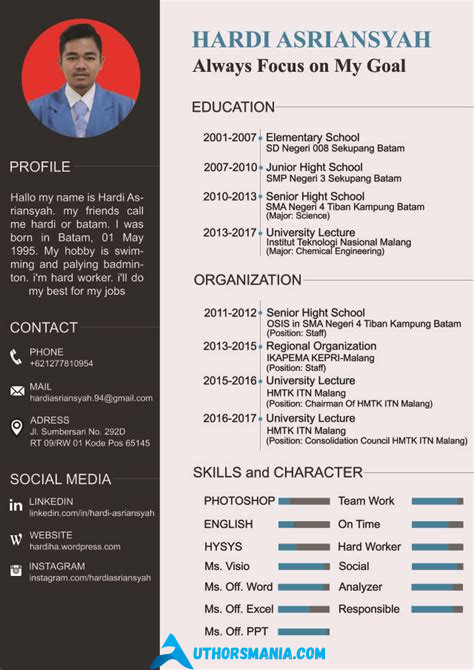 Contoh CV Menarik dalam Bahasa Inggris untuk Inspirasi Karirmu